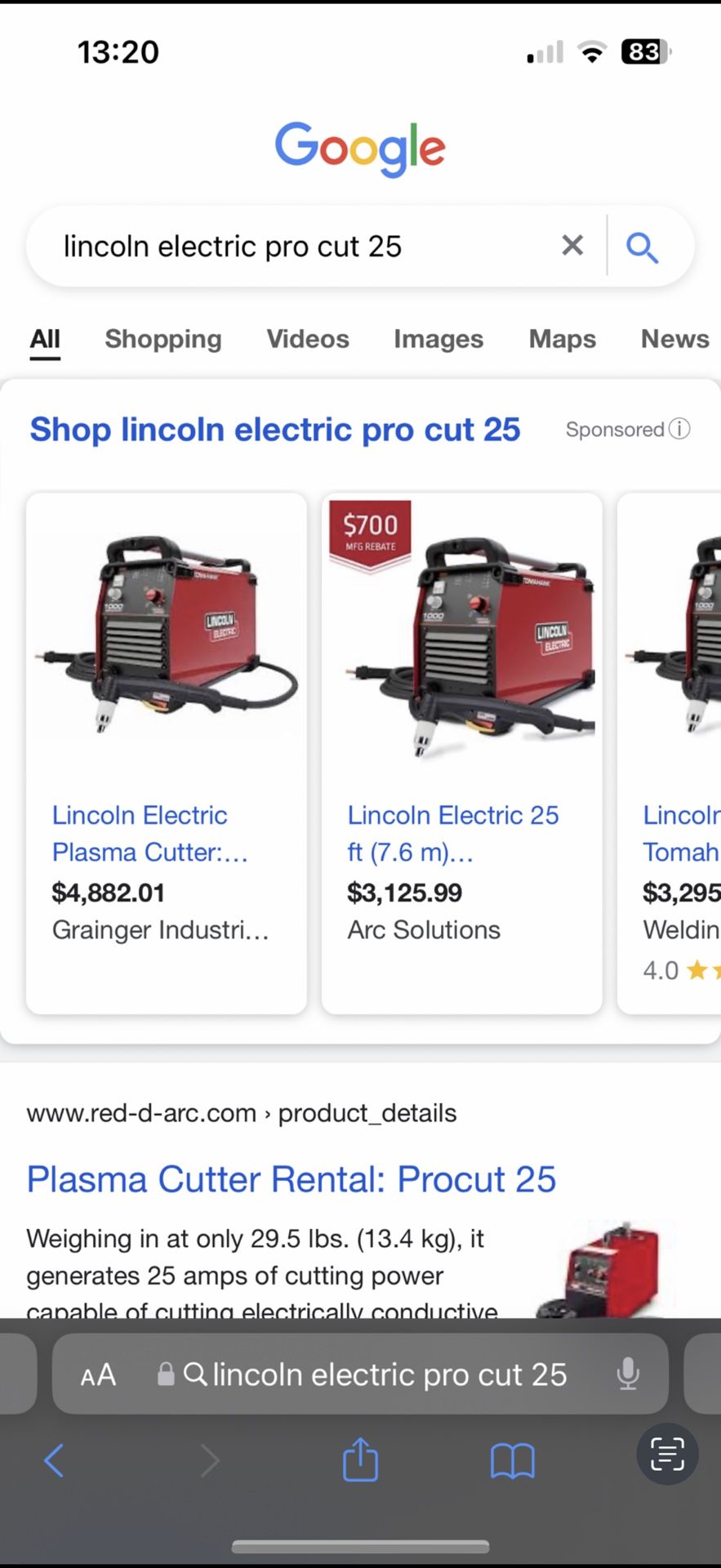 Lincoln Electric Welder