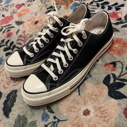 Black Converse, 8.5M/10.5W