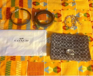 Coach Signature Jacquard Tabby  Denim Crossbody Bag