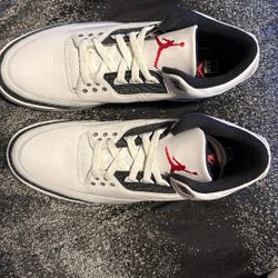 Jordan 3 Retro White Cement - Size 10 Men’s 