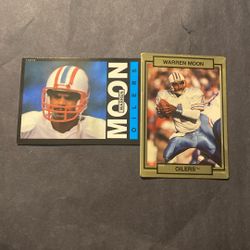 Warren Moon Card Lot