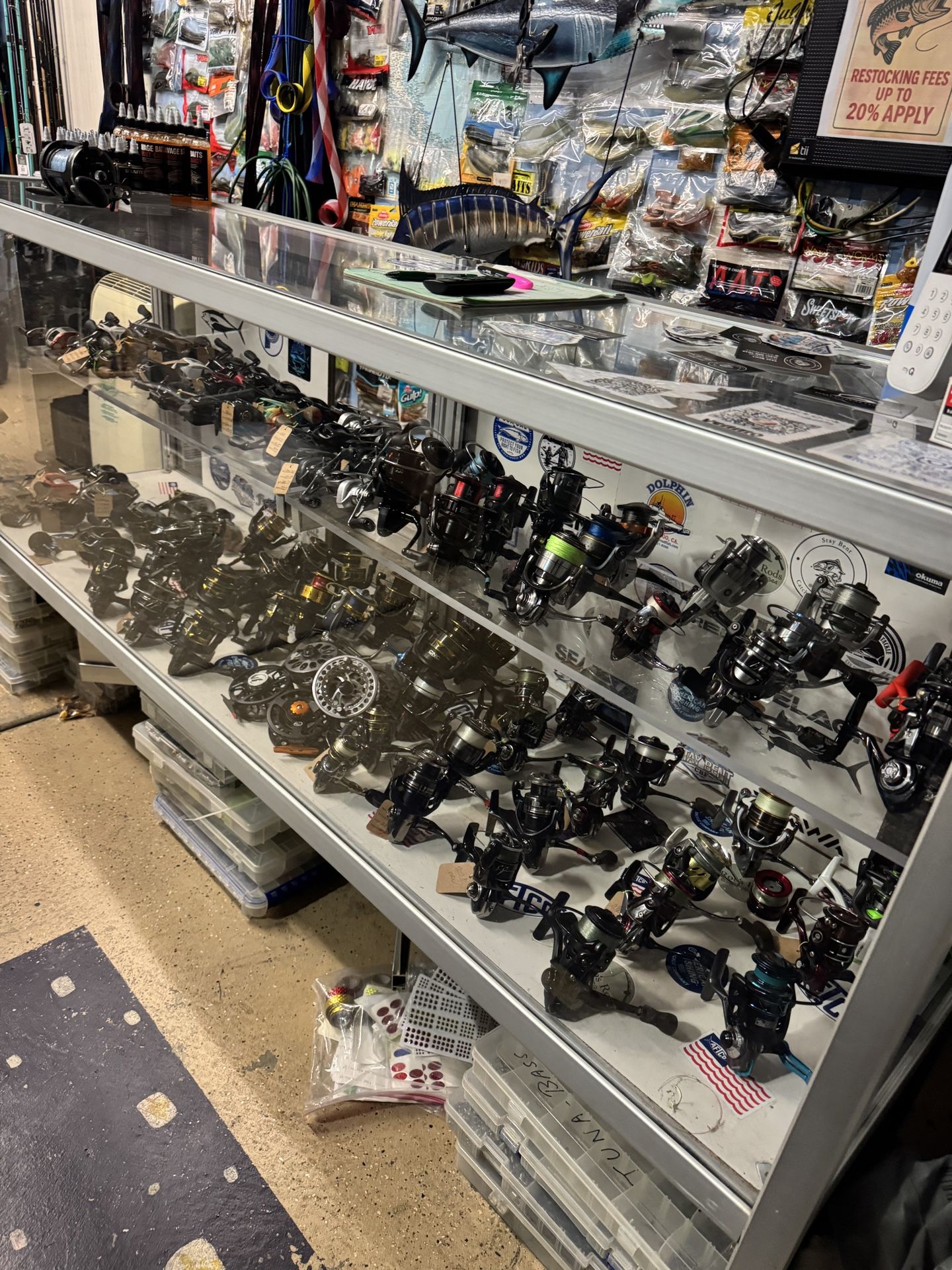 Fishing Rod Reel And Tackle. Located In Murrieta. Trout Bass Tuna.