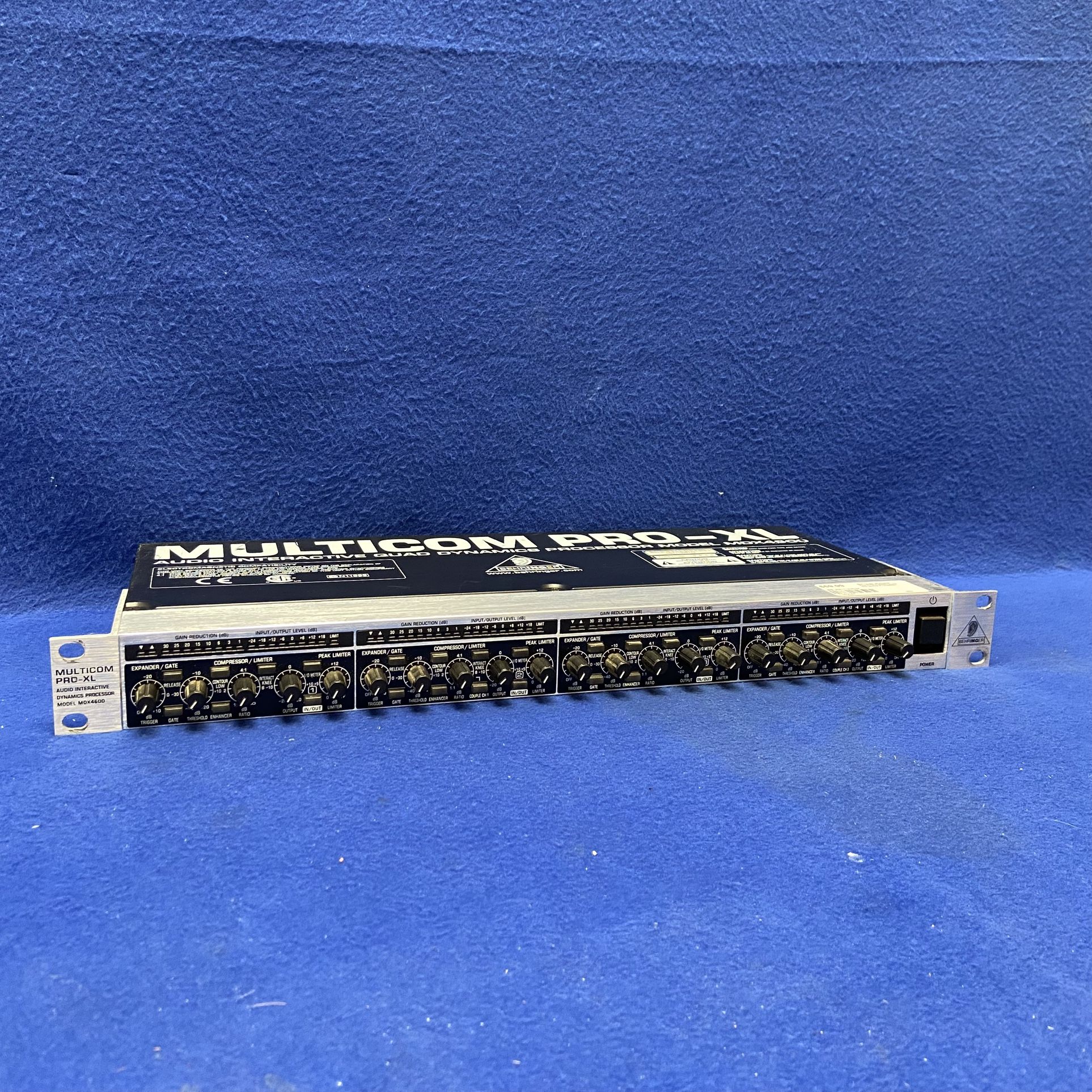Behringer Multicom Pro-XL MDX4600 Quad Dynamics Processor 11050045