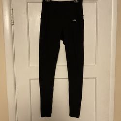 Sketchers Leggings  4 way stretch High Waisted side pockets Black 