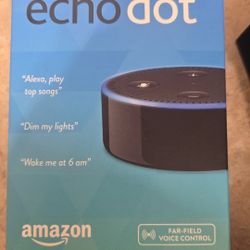 Amazon Echo Dot - 2nd Generation - Smart Speaker - Alexa Enabled - Black New