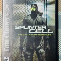 Tom Clancy's Splinter Cell (Sony PlayStation 2 PS2, 2003) With Case/Manual!