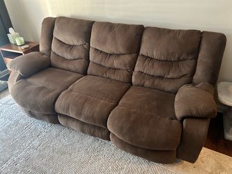 Free Brown Couch Recliner