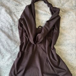 Buttery Twist Tie Backless Halter Top 