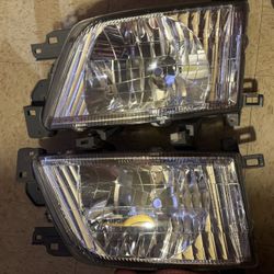 2001 Subaru Forester Headlights With LED Light Bulbs 