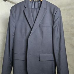 Banana Republic Mens Navy Full Suite 42S Jacket And  33 X 30 Pants