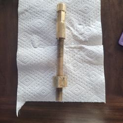 Brass Bolt  12  Inches Long  1 Inches Free PickUp