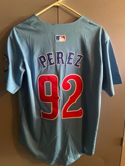 Chicago Cubs Perez #92 Light Blue Jersey New Size Small