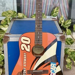 Silvertone Pro Series SNTSA Acoustic Guitar NASCAR Tony Stewart Limited Edition
