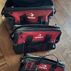 3 Husky tool Bags