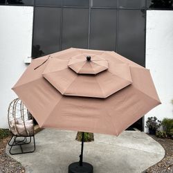 Brand New Tiple Top Outdoor Patio Umbrella 