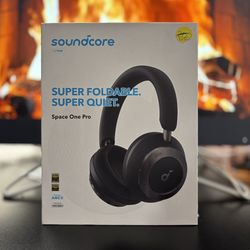 Soundcore by Anker Space One Pro – Wireless ANC Headphones (Black)