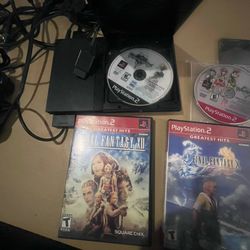 Ps2 Slim W Games And Control 