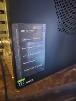 RTX 3060 Gaming and editing desktop