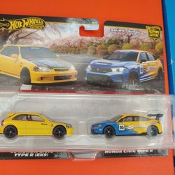 Hot Wheels Civic 2 Pack
