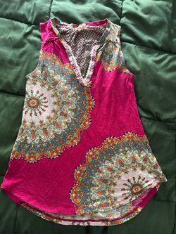 Anthropologie XS pink shirt