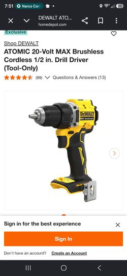 DEWALT atomic Drill