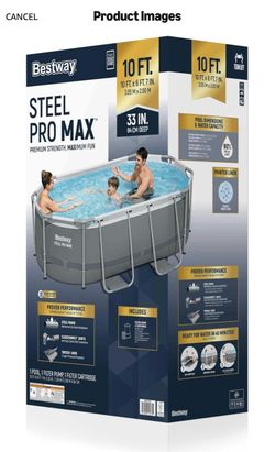 Bestway Steel Pro Max 10ft Oval Pool