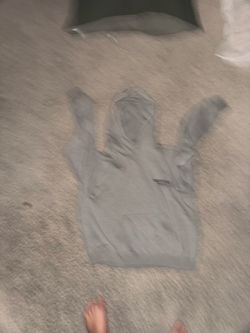 Gray essentials medium hoodie