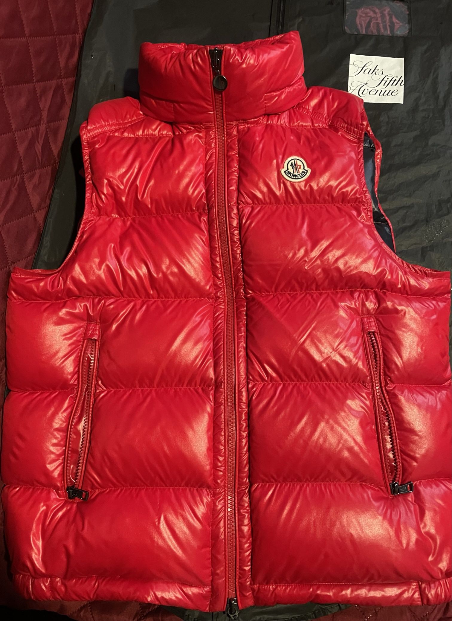 MONCLER BORMES HOODED DOWN VEST - Main Image