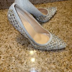 Silver heels