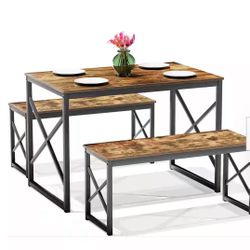 BRAND NEW Dining Table Set for 4 Still In Box. 