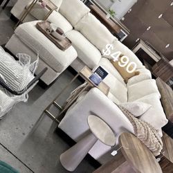 On Sale ‼️$475 Sectional Sofa With Ottoman 