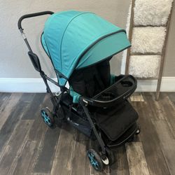BABY TREND SIT AND STAND DOUBLE STROLLER 