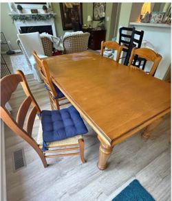 Dining table with chairs