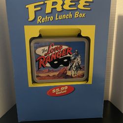Lone Ranger Mini Lunchbox From 1991 Cereal Box
