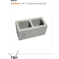 concrete masonry unit (CMU) cinderblocks/brick