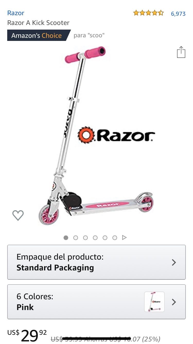 Scooter para niña