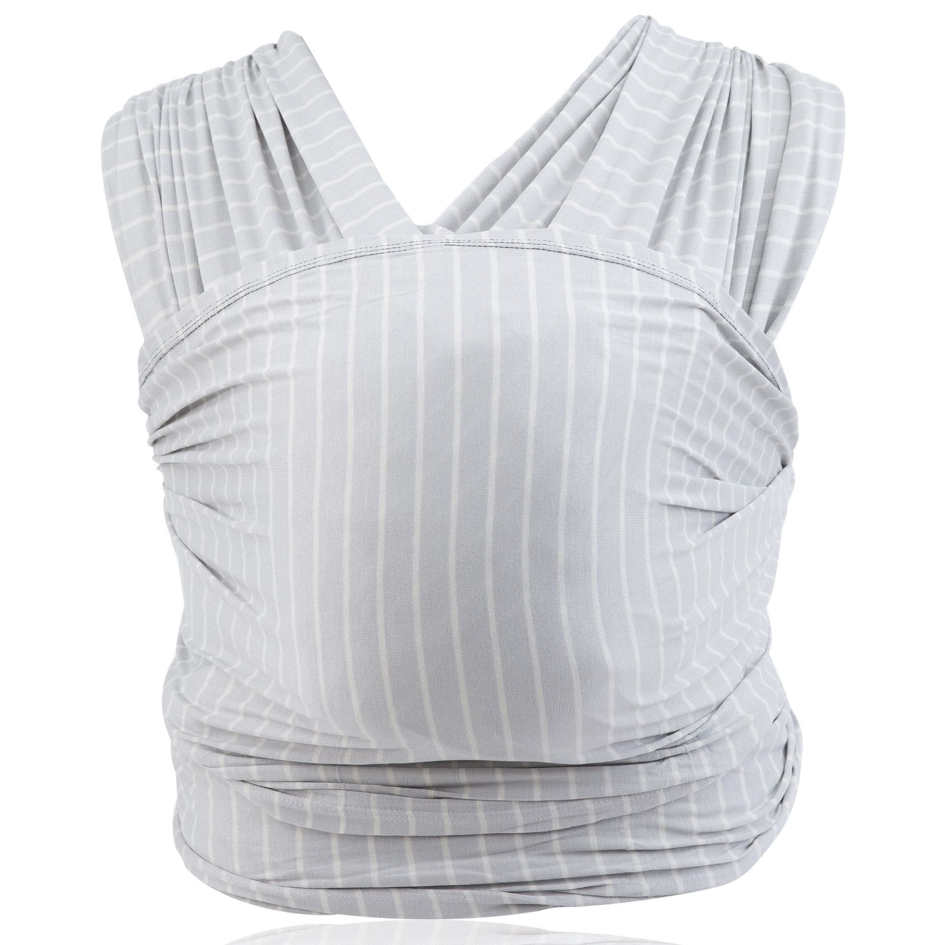 Grey Striped Ergobaby Fabric Wrap Carrier