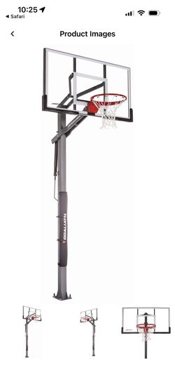 Goaliath 60"' Ignite In-Ground Basketball Hoop