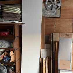 3X Long White Wood Shelves 20.5x97x0.75