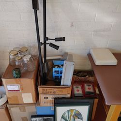 All items are make reasonable offer. 

Bike Rack with trailer hitch, with spring wheel tie downs -  best offer

Solid Lead Fireproof 4 Drawer File Cab