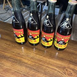 Vintage RC cola bottles