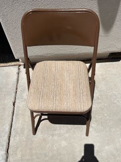 4 Metal Folding Chairs