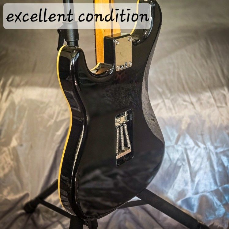 Fender Tom Morello Soul Power Stratocaster Electric Guitar Black Artist Signature Series Limited Edition Electric Guitar