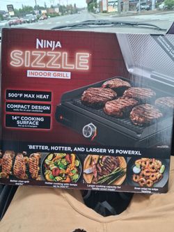 Ninja sizzle indoor grill