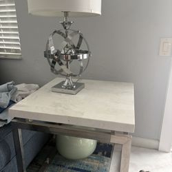 Accent Living Room Table And Side Table 