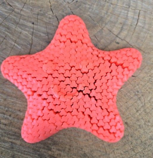 Glow in the dark articulating Starfish