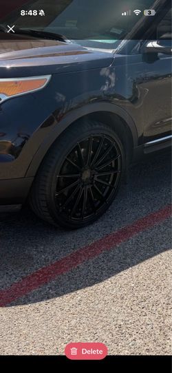 Black rims 22s