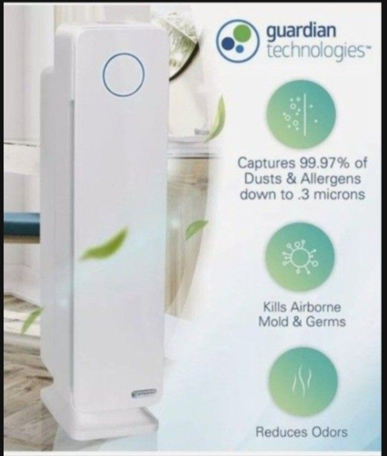 GermGuardian Elite 4 in 1 Air Purifier System with True HEPA Filter.  Very good condition. 