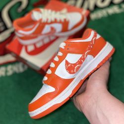 Women’s Nike Dunk Low Orange Paisley 🍊 