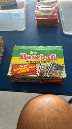 1990 topps baseball yearbook  stickers